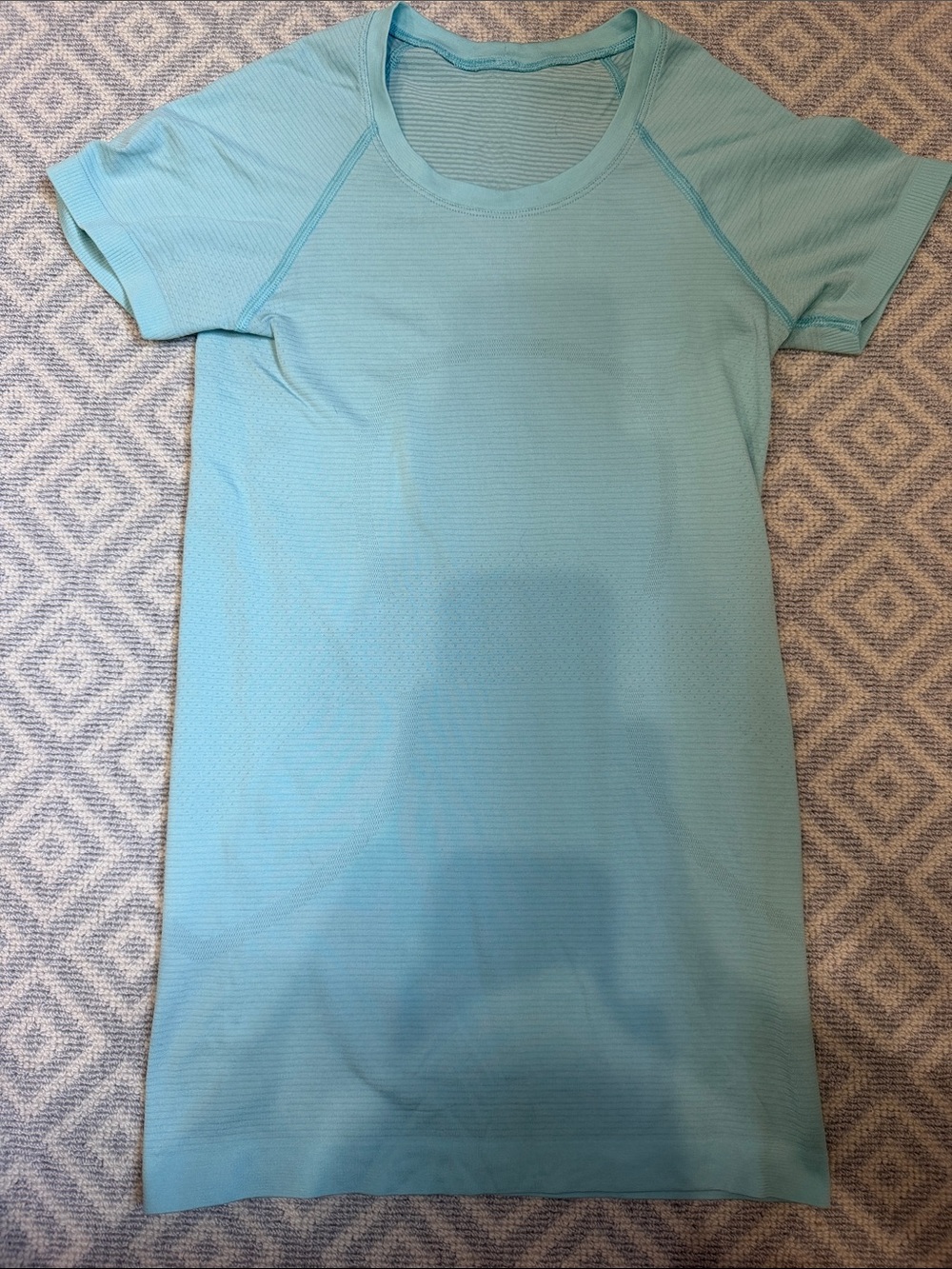 lululemon blue swiftly short sleeve long